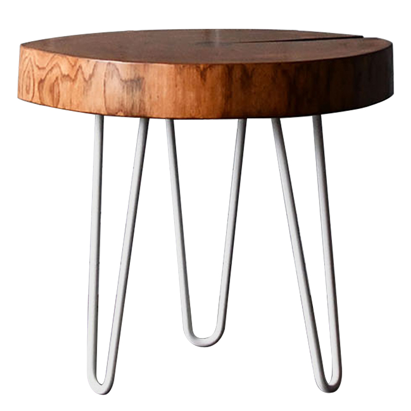 Кофейный стол Jevon Industrial Metal Rust Coffee Table Коричневый Белый Кофейный стол Jevon Industrial Metal Rust Coffee Table Коричневый Белый в Липецке | Loft Concept
