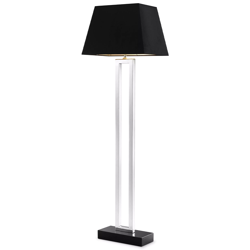 Торшер Eichholtz Floor Lamp Arlington Черный Никель Торшер Eichholtz Floor Lamp Arlington Черный Никель в Липецке | Loft Concept