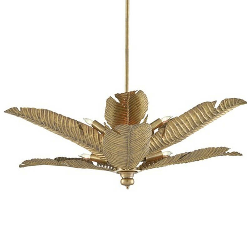 Дизайнерская Люстра Золотые Листья Пальмы Modern Golden Palm Leaves Chandelier Золотой Дизайнерская Люстра Золотые Листья Пальмы Modern Golden Palm Leaves Chandelier Золотой в Липецке | Loft Concept