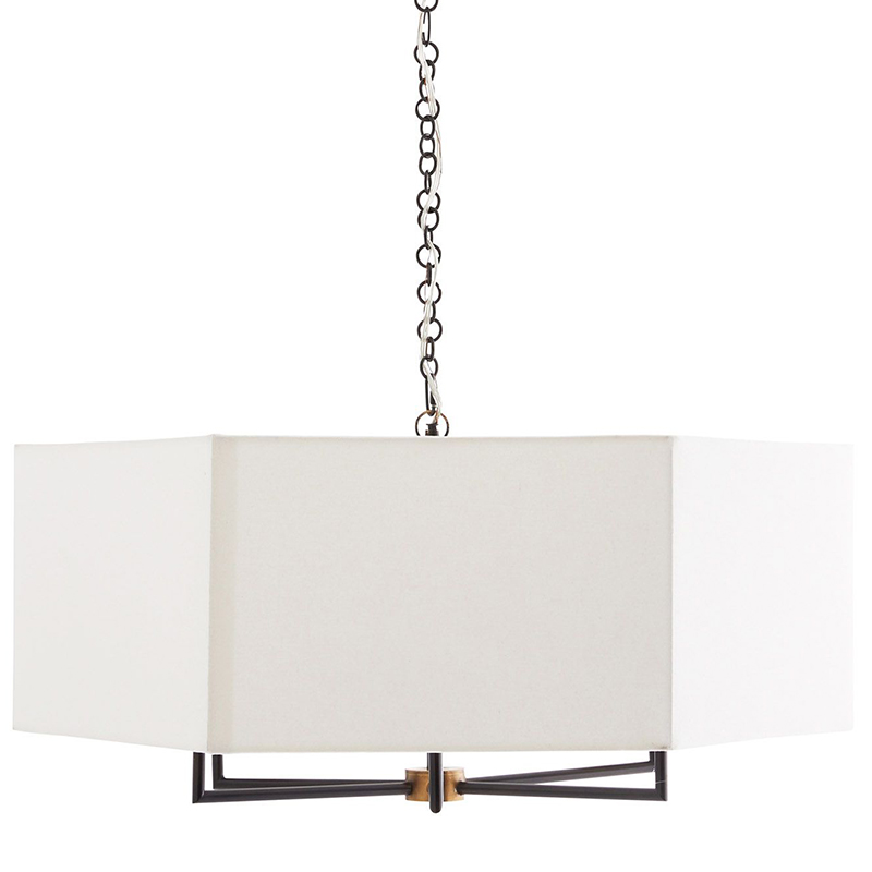 Люстра Arteriors OXFORD CHANDELIER Бронза Белый Черный Люстра Arteriors OXFORD CHANDELIER Бронза Белый Черный в Липецке | Loft Concept