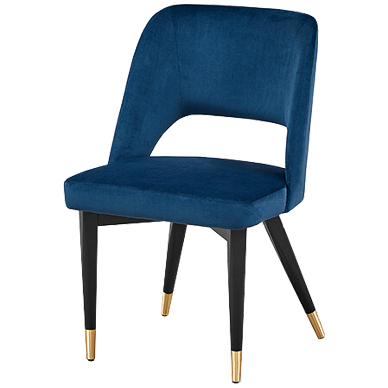 Стул Neasan Stool blue Черный Синий Латунь Стул Neasan Stool blue Черный Синий Латунь в Липецке | Loft Concept