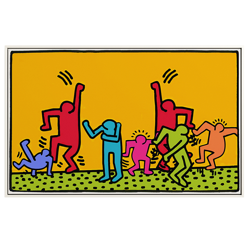 Постер Keith Haring 6 Мульти Постер Keith Haring 6 Мульти в Липецке | Loft Concept
