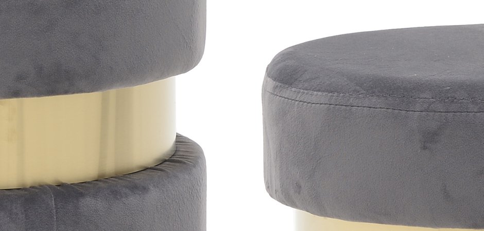 Пуф Golden Belt Gray Пуф Golden Belt Gray - Loft-Concept в Липецке