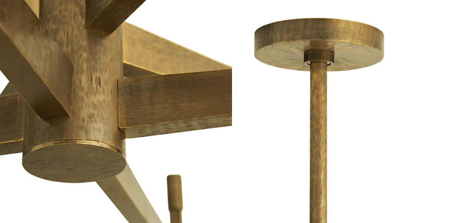 Люстра Arteriors GRIFF CHANDELIER Люстра Arteriors GRIFF CHANDELIER - Loft-Concept в Липецке