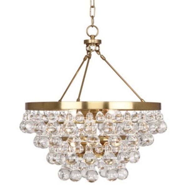 Люстра Robert Abbey Bling Chandelier Antique Brass Золотой Люстра Robert Abbey Bling Chandelier Antique Brass Золотой в Липецке | Loft Concept