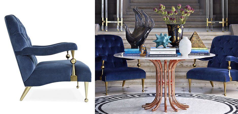 Кресло Jonathan Adler Caracas Chair Кресло Jonathan Adler Caracas Chair - Loft-Concept в Липецке