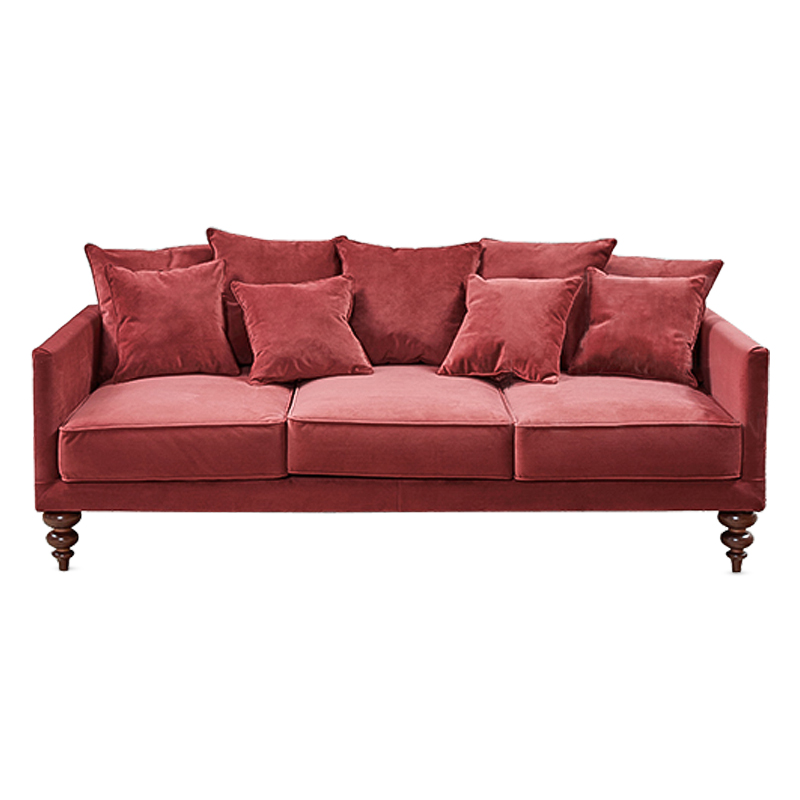 Диван Graceful Details Sofa Crimson Коричневый Малиновый (Crimson) Диван Graceful Details Sofa Crimson Коричневый Малиновый (Crimson) в Липецке | Loft Concept