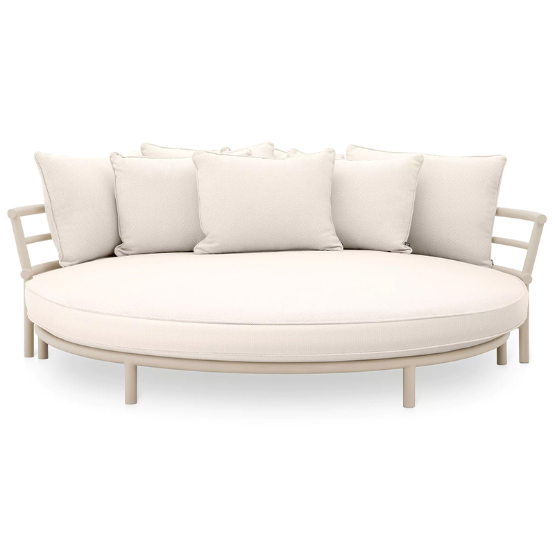 Диван Eichholtz Sofa Laguno Round Бежевый Молочный Диван Eichholtz Sofa Laguno Round Бежевый Молочный в Липецке | Loft Concept
