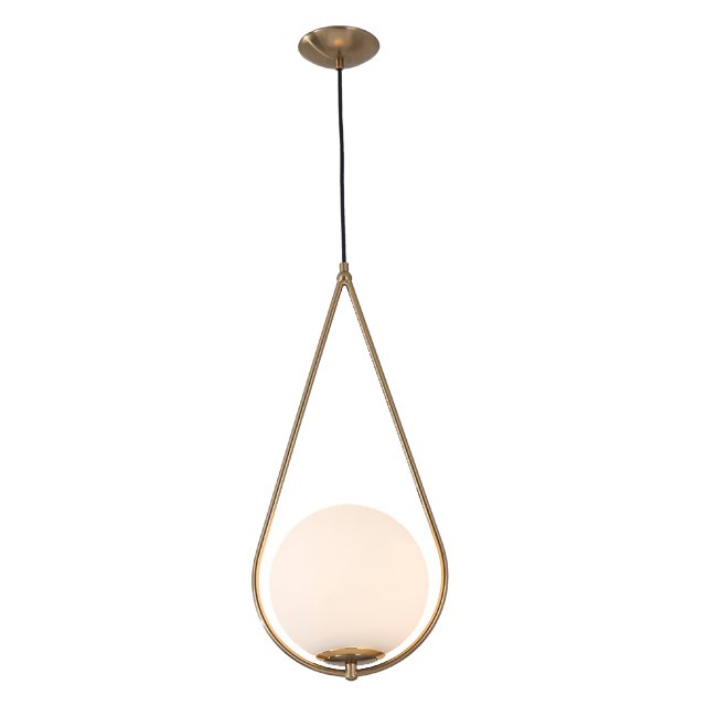 Люстра CORDA PENDANT LAMP Черный Латунь Белый Люстра CORDA PENDANT LAMP Черный Латунь Белый в Липецке | Loft Concept