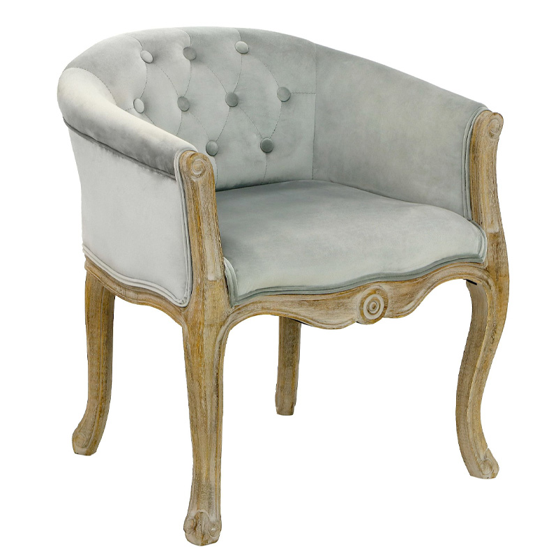 Кресло French Provence Armchair Roderic light blue Голубой Кресло French Provence Armchair Roderic light blue Голубой в Липецке | Loft Concept