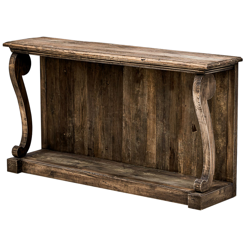Консоль деревянная Henna Wood Console Коричневый Консоль деревянная Henna Wood Console Коричневый в Липецке | Loft Concept