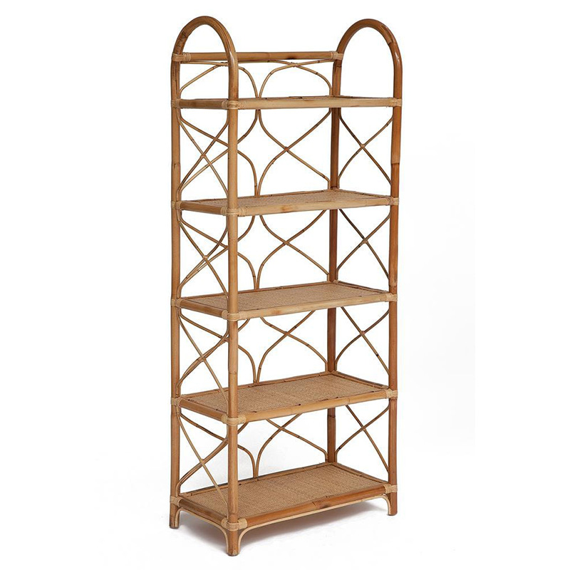 Этажерка Rattan Wicker Bookcase Древесина Этажерка Rattan Wicker Bookcase Древесина в Липецке | Loft Concept