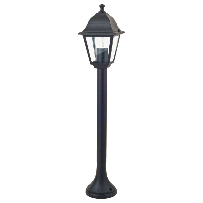 Уличный светильник Lebran Street lamp Черный Прозрачное Стекло Уличный светильник Lebran Street lamp Черный Прозрачное Стекло в Липецке | Loft Concept