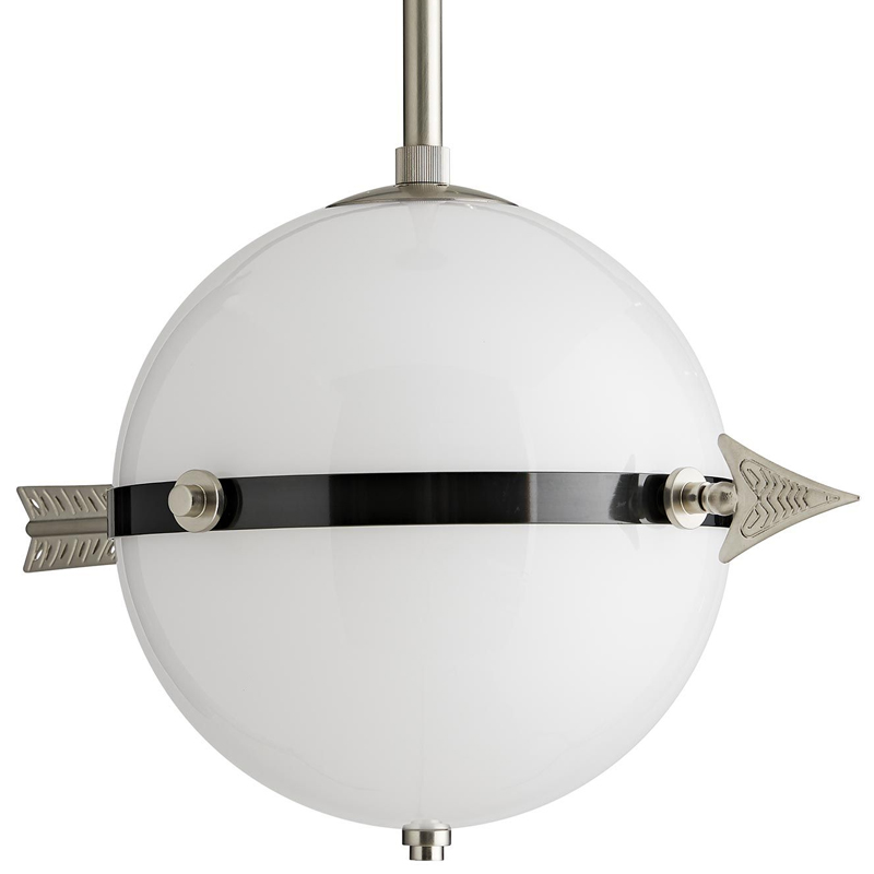 Люстра Arteriors CELESTIAL PENDANT Белый Черный Серебряный Люстра Arteriors CELESTIAL PENDANT Белый Черный Серебряный в Липецке | Loft Concept