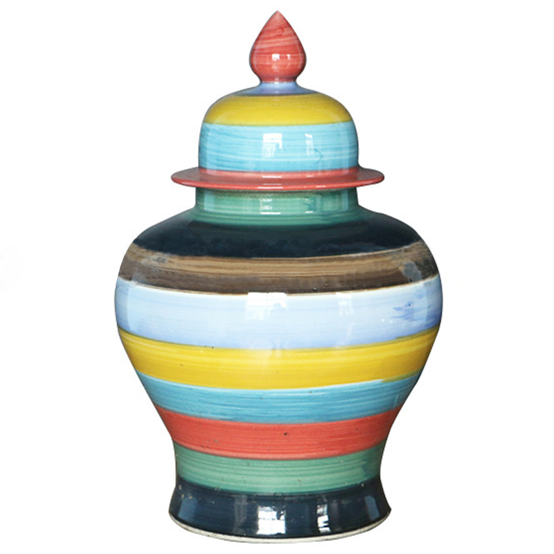 Ваза Colored Stripes Rainbow Vase Мульти Ваза Colored Stripes Rainbow Vase Мульти в Липецке | Loft Concept