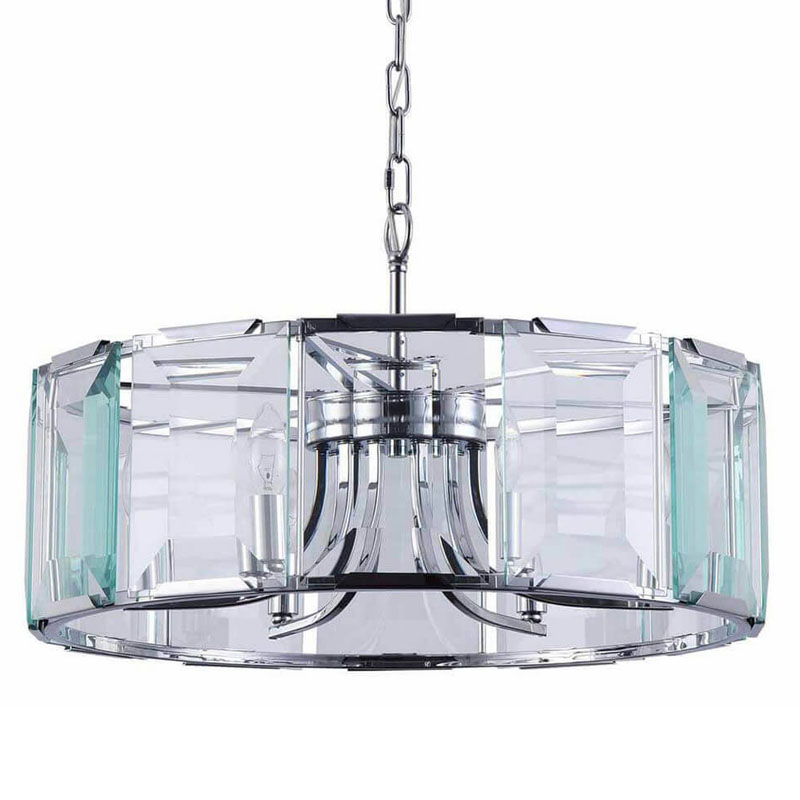 Люстра Harlow Crystal Round Chandelier chrome 6 Хром Люстра Harlow Crystal Round Chandelier chrome 6 Хром в Липецке | Loft Concept