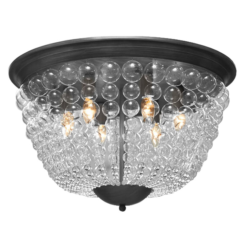 Потолочный светильник Bubble Blower Ceiling Серый бетон Прозрачное Стекло Потолочный светильник Bubble Blower Ceiling Серый бетон Прозрачное Стекло в Липецке | Loft Concept