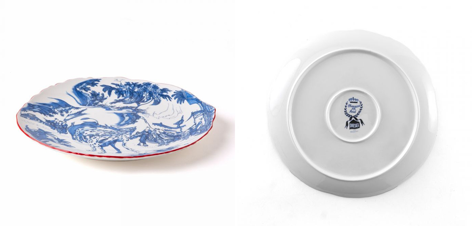 Тарелка Seletti Blue Chinoiserie Тарелка Seletti Blue Chinoiserie - Loft-Concept в Липецке