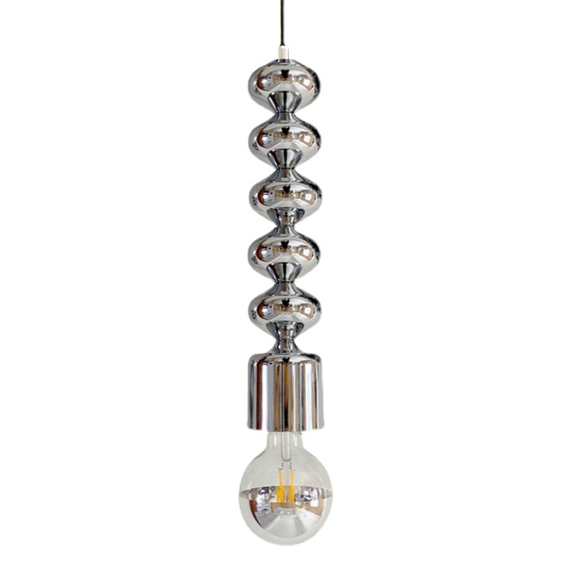 Подвесной светильник металлический хром Spherical Beads Chrome Хром Подвесной светильник металлический хром Spherical Beads Chrome Хром в Липецке | Loft Concept