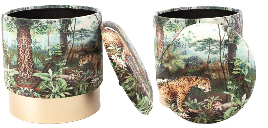 Пуф PUF Jungle Print lynx small Пуф PUF Jungle Print lynx small - Loft-Concept в Липецке