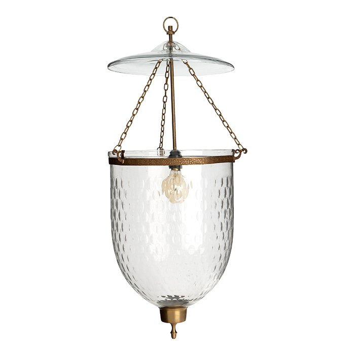 Люстра Lantern Bexley S Латунь Античная полированная Прозрачное Стекло Люстра Lantern Bexley S Латунь Античная полированная Прозрачное Стекло в Липецке | Loft Concept