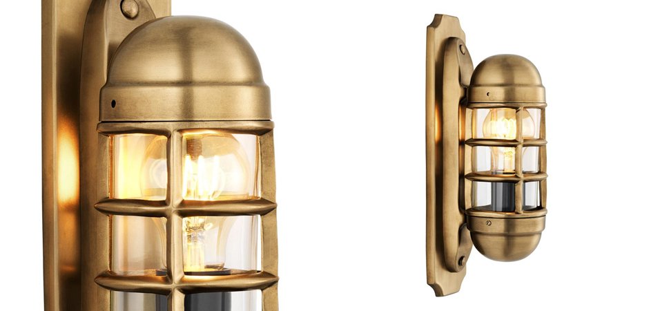 Бра Eichholtz Wall Lamp Le Caprice Brass - Loft-Concept в Липецке