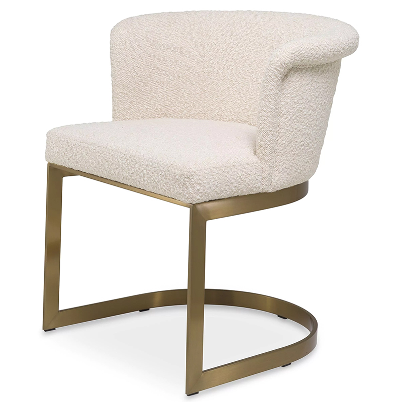Стул Eichholtz Dining Chair Bofinger Латунь Молочный Стул Eichholtz Dining Chair Bofinger Латунь Молочный в Липецке | Loft Concept