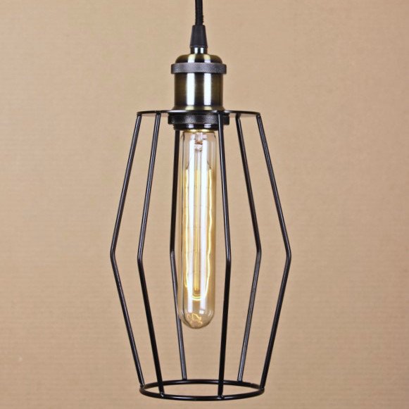 Подвесной светильник Wire Cage Pendant Spauk Black Черный Подвесной светильник Wire Cage Pendant Spauk Black Черный в Липецке | Loft Concept