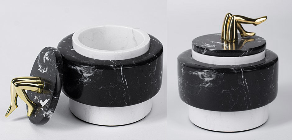 Шкатулка Kelly Wearstler SMALL MELANGE JAR Шкатулка Kelly Wearstler SMALL MELANGE JAR - Loft-Concept в Липецке