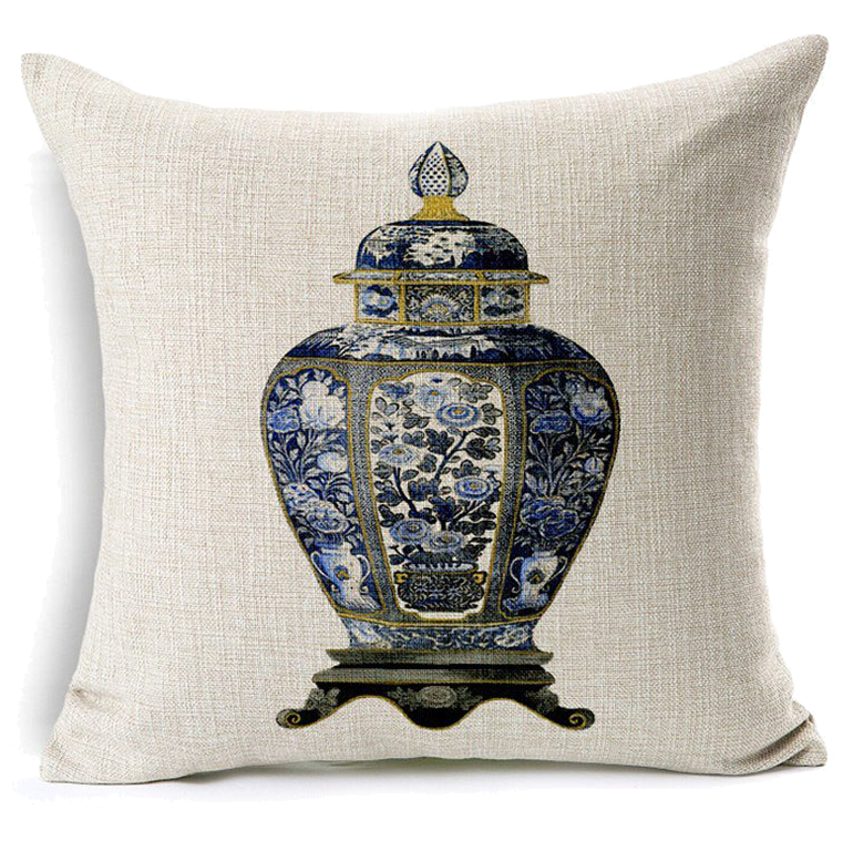 Декоративная подушка Blue Vase Декоративная подушка Blue Vase в Липецке | Loft Concept
