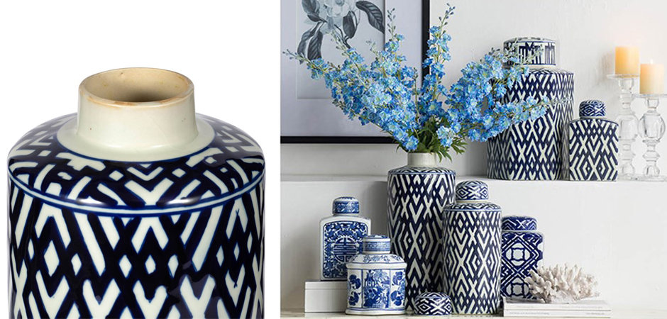 Ваза с крышкой Geometric Pattern Ваза с крышкой Geometric Pattern - Loft-Concept в Липецке