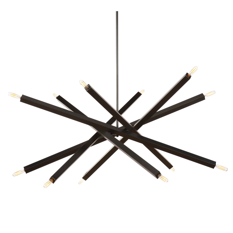 Люстра Blathmac Black Chandelier Черный Люстра Blathmac Black Chandelier Черный в Липецке | Loft Concept