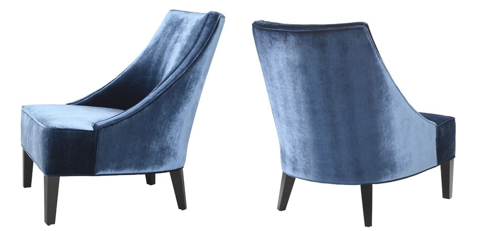 Кресло Eichholtz Chair Dulwich Blue Кресло Eichholtz Chair Dulwich Blue - Loft-Concept в Липецке