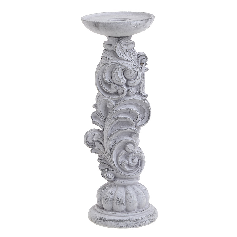 Подсвечник Pattern Candlestick Серый Подсвечник Pattern Candlestick Серый в Липецке | Loft Concept
