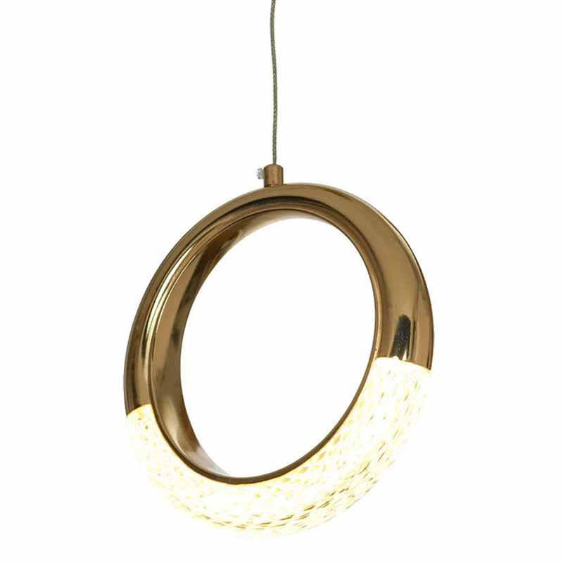 Подвесной светильник Jeziel Ring Hanging lamp Глянцевое золото Подвесной светильник Jeziel Ring Hanging lamp Глянцевое золото в Липецке | Loft Concept