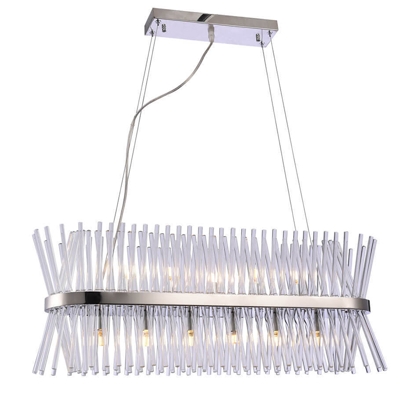 Люстра Nembus Rini Chandelier Chrome Хром Прозрачное Стекло Люстра Nembus Rini Chandelier Chrome Хром Прозрачное Стекло в Липецке | Loft Concept