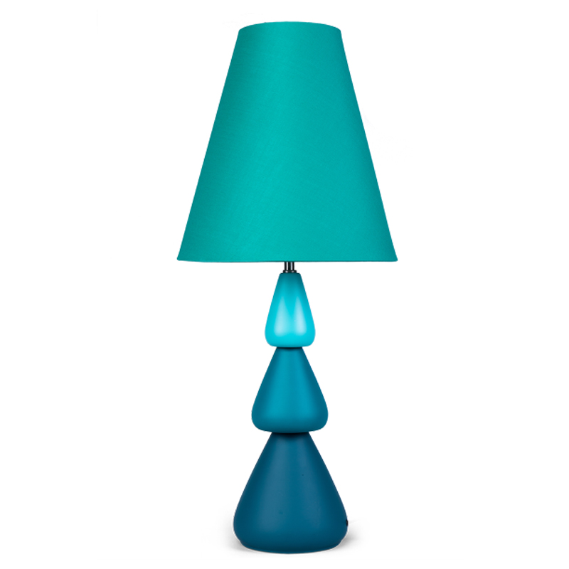 Настольная лампа Turquoise Wave Бирюзовый Настольная лампа Turquoise Wave Бирюзовый в Липецке | Loft Concept