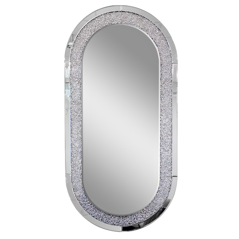 Зеркало Odila Crystals Oval Mirror Зеркало Odila Crystals Oval Mirror в Липецке | Loft Concept