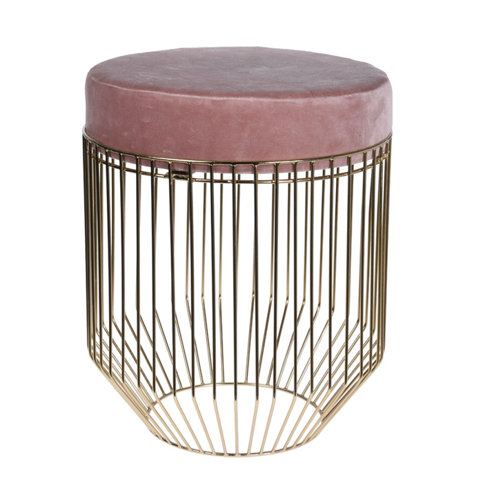 Пуф Rods Silhouette Puff Dusty Pink Дымчатая Роза Золотой Пуф Rods Silhouette Puff Dusty Pink Дымчатая Роза Золотой в Липецке | Loft Concept