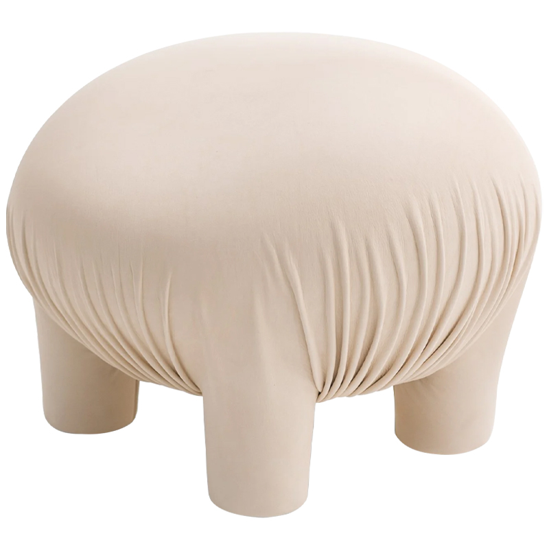Пуф Бархат Anomaly дизайн Moroso Velvet Молочный Пуф Бархат Anomaly дизайн Moroso Velvet Молочный в Липецке | Loft Concept