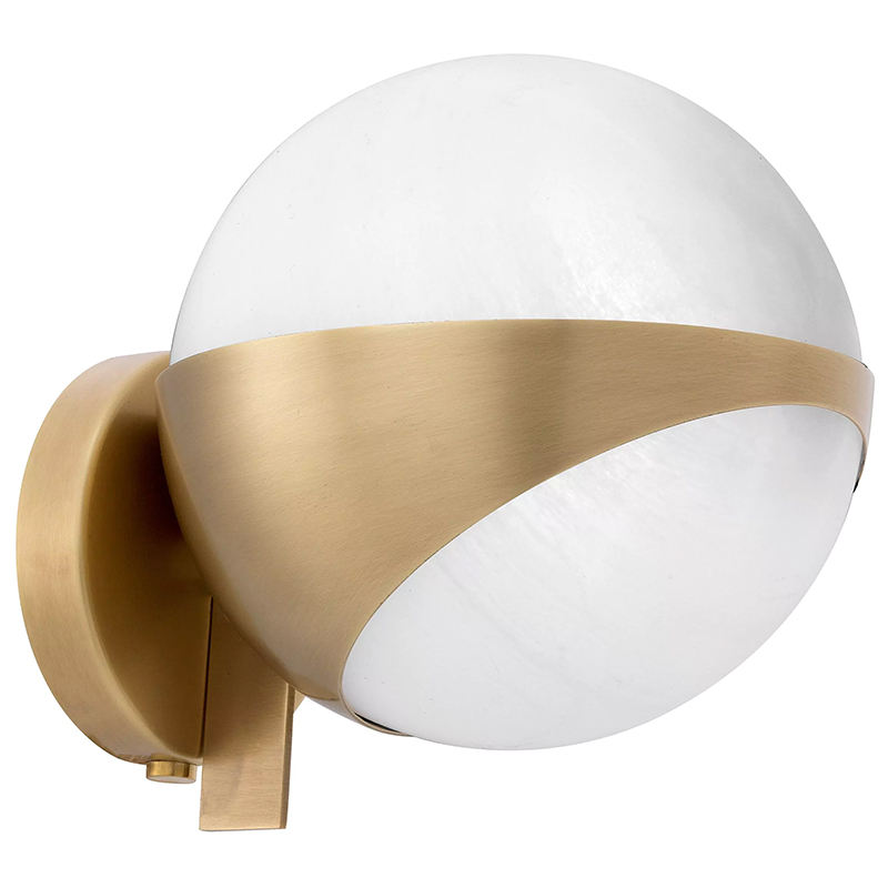 Бра Eichholtz Wall Lamp Wilson Латунь Белый Бра Eichholtz Wall Lamp Wilson Латунь Белый в Липецке | Loft Concept