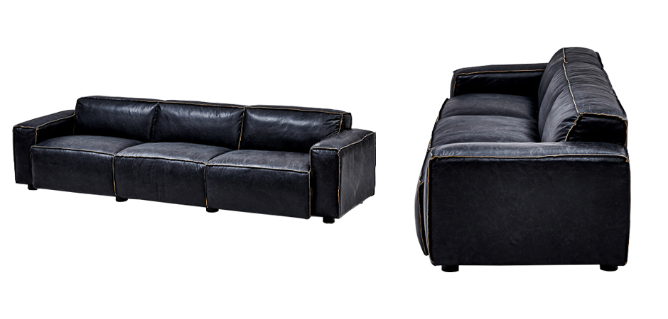 Диван Osorio Leather Sofa Диван Osorio Leather Sofa - Loft-Concept в Липецке