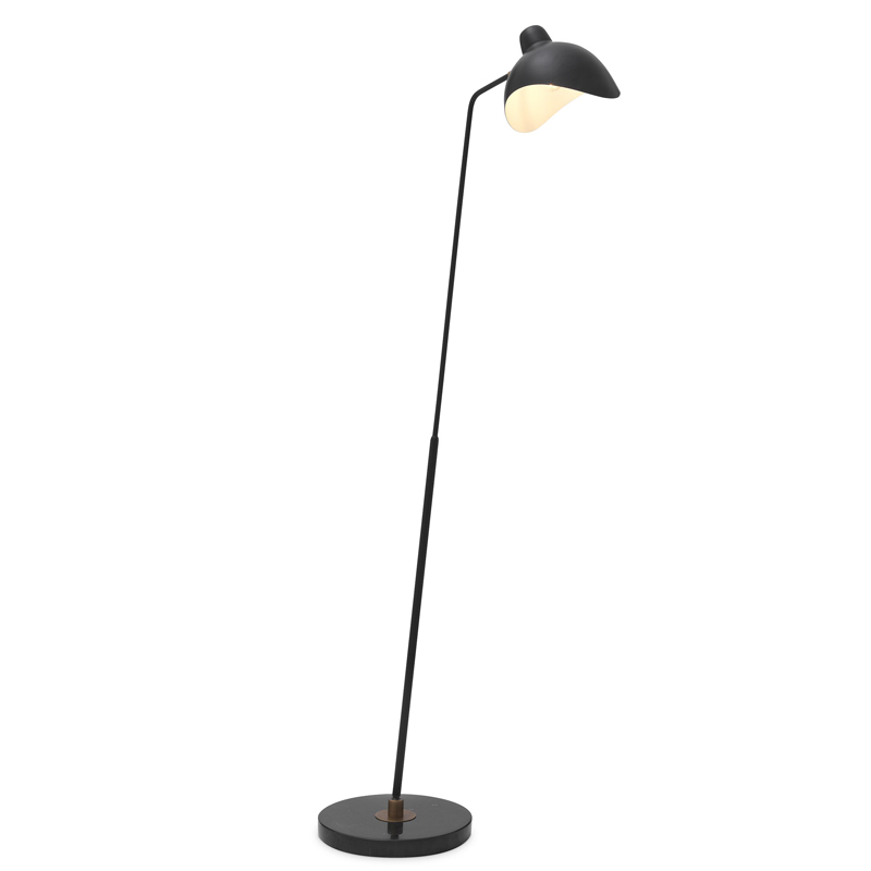 Торшер Eichholtz Floor Lamp Asta Черный Черный Мрамор Nero Латунь Античная полированная Торшер Eichholtz Floor Lamp Asta Черный Черный Мрамор Nero Латунь Античная полированная в Липецке | Loft Concept