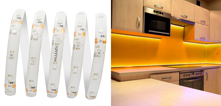 Светодиодная влагозащищенная лента 4,8W/m 60LED/m 3528SMD желтый Светодиодная влагозащищенная лента 4,8W/m 60LED/m 3528SMD желтый - Loft-Concept в Липецке