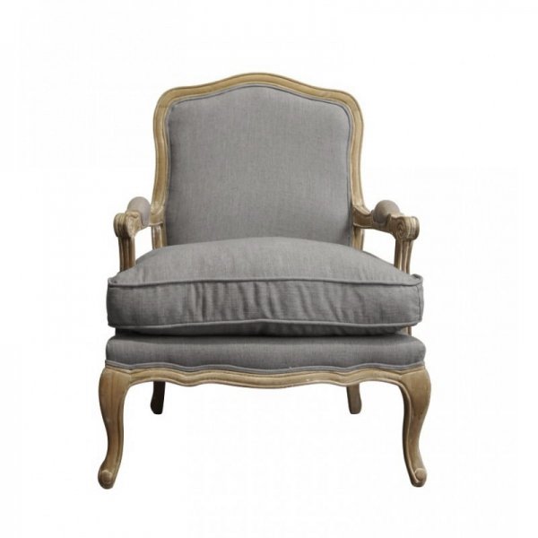 Кресло French Provence ArmChair Shebbi Grey Кресло French Provence ArmChair Shebbi Grey в Липецке | Loft Concept