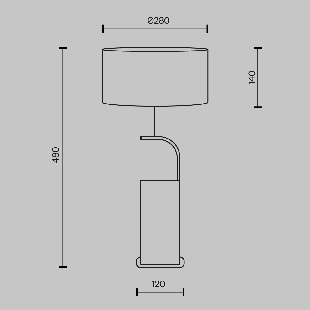 Настольный светильник Glamping Е14x2 в Липецке