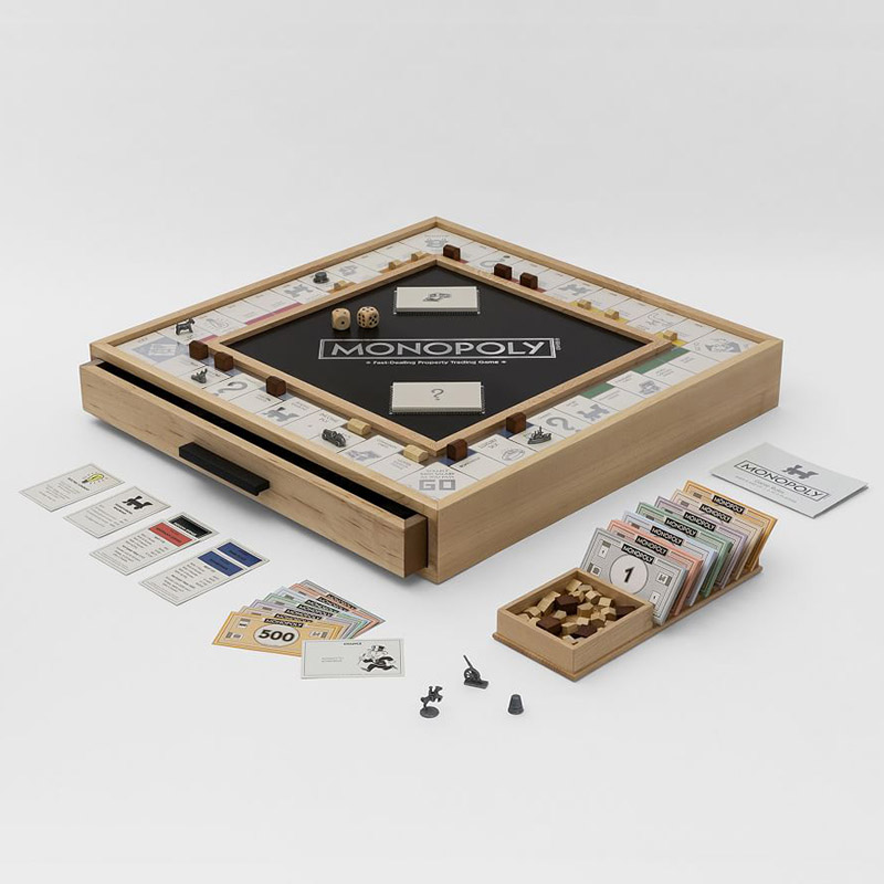 Настольная Игра "Монополия" Luxury Edition Бежевый Темно-синий Настольная Игра "Монополия" Luxury Edition Бежевый Темно-синий в Липецке | Loft Concept