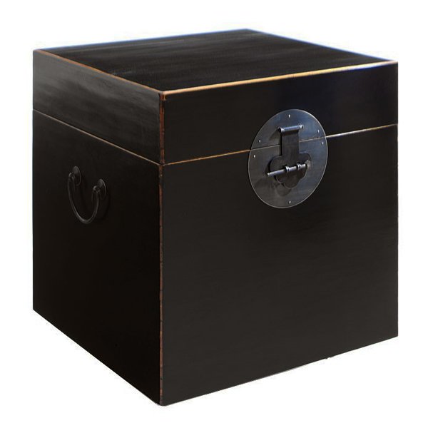 Сундук Beijing Cube Chest Andrew Martin Черный в Липецке | Loft Concept 