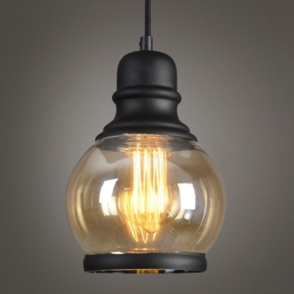 Подвесной светильник Loft Smoke Glass Pendant #2 Черный Подвесной светильник Loft Smoke Glass Pendant #2 Черный в Липецке | Loft Concept