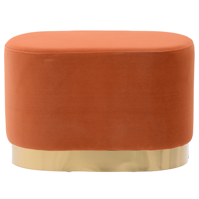 Пуф Juicy Orange Pouf Оранжевый Глянцевое золото Пуф Juicy Orange Pouf Оранжевый Глянцевое золото в Липецке | Loft Concept